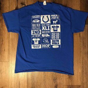 2018 Gildan Indianapolis Colts Peyton Manning T-Shirt